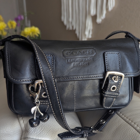 Coach Handbags - Vintage Coach Bleecker Double Buckle Crossbody